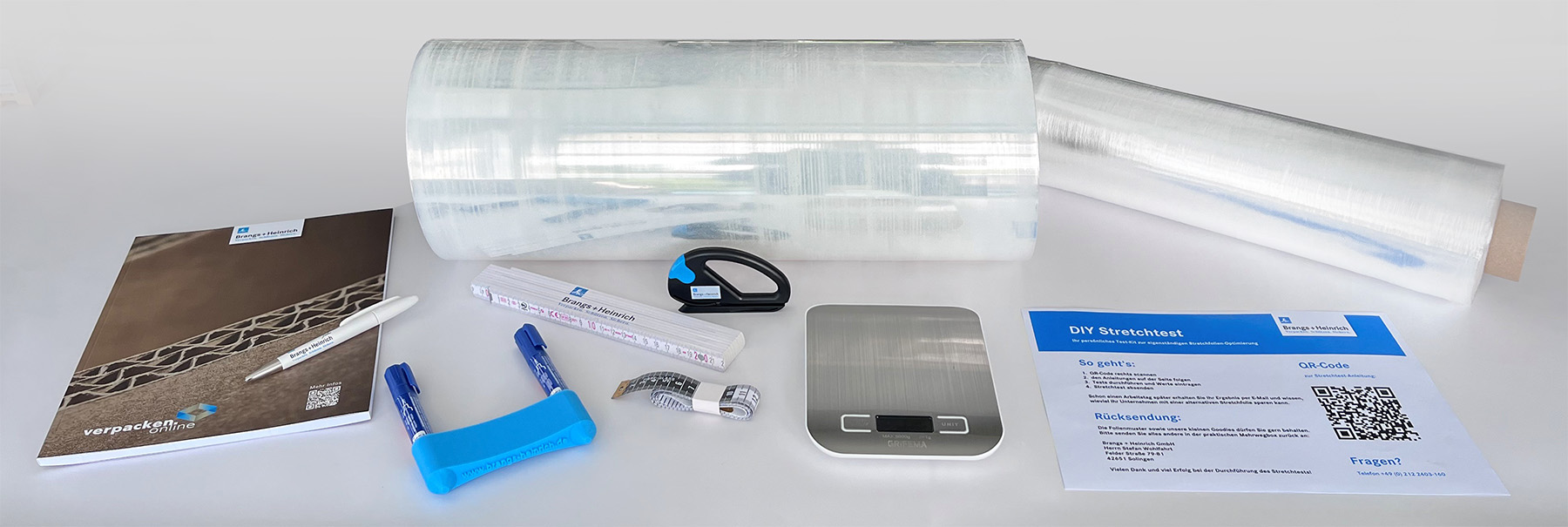 Test-Kit mit Inhalt